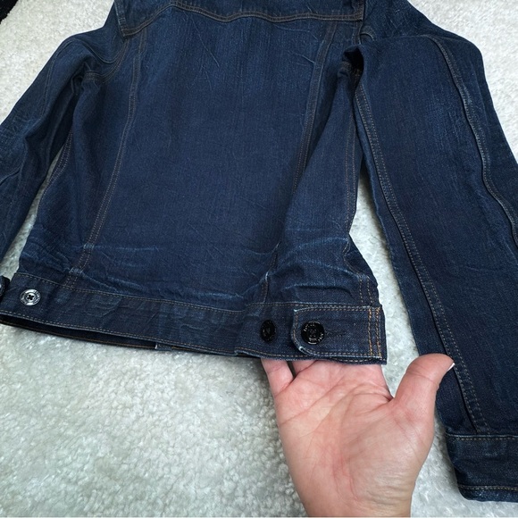 Scotch & Soda Trucker Denim Jean Jacket Cotton Dark Blue Men size Med - Picture 6 of 10